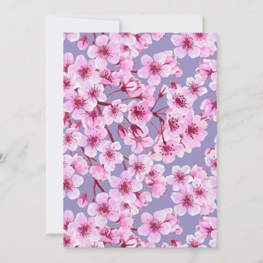 Cherry blossom pattern (Front)