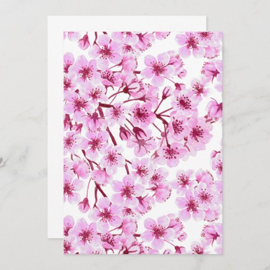 Cherry blossom pattern (Front/Back)