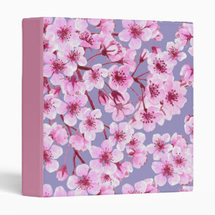 Cherry blossom pattern binder