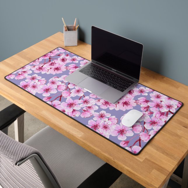 Cherry blossom pattern desk mat (Office 2)