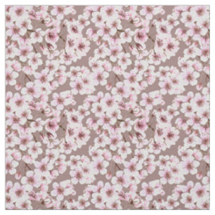 Cherry blossom pattern fabric