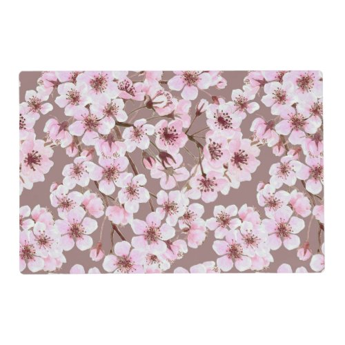 Cherry blossom pattern placemat