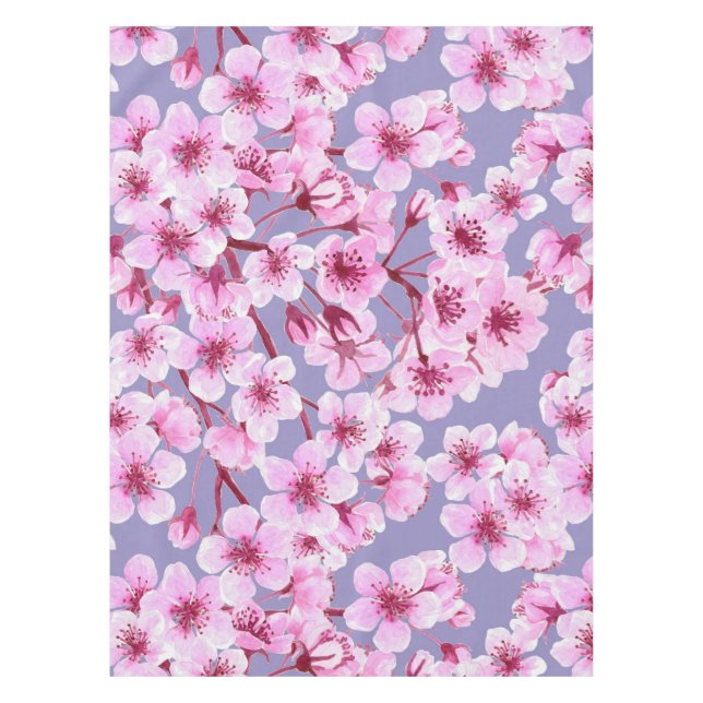 Cherry blossom pattern tablecloth (Front)