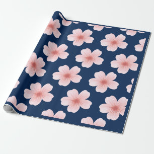 Cherry Blossom Pattern Wrapping Paper