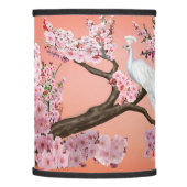 Cherry Blossom Peacock Lamp Shade (Left)