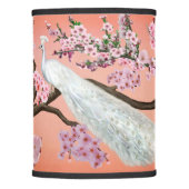 Cherry Blossom Peacock Lamp Shade (Front)