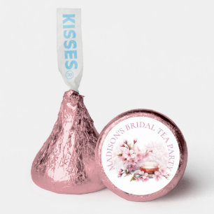 Cherry Blossom Personalized Bridal Shower Tea Hershey®'s Kisses®