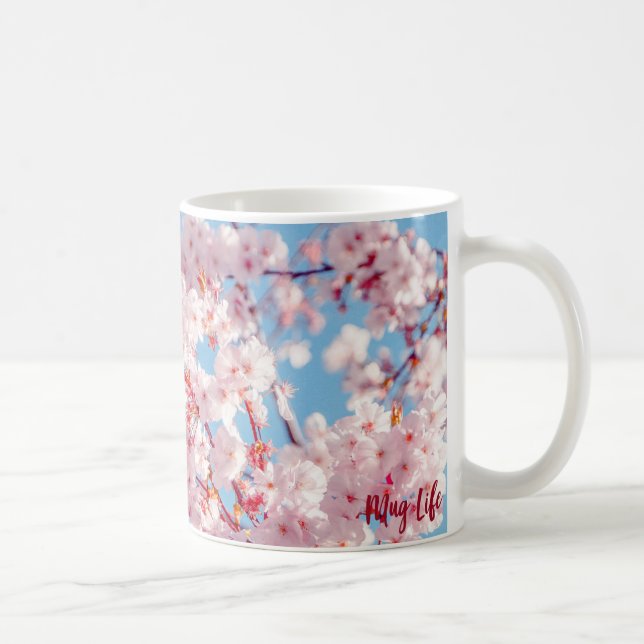 Cherry Blossom Photo Mug (Right)