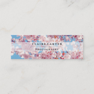 Cherry Blossom   Photographer Mini Business Card