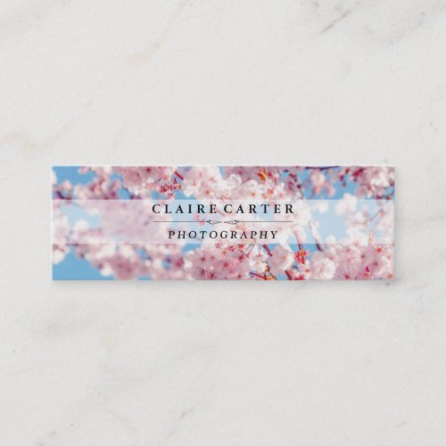 Cherry Blossom  Photographer Mini Business Card