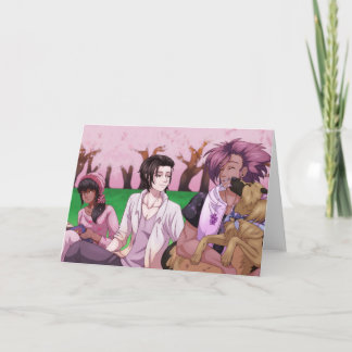 Cherry Blossom Picnic Card