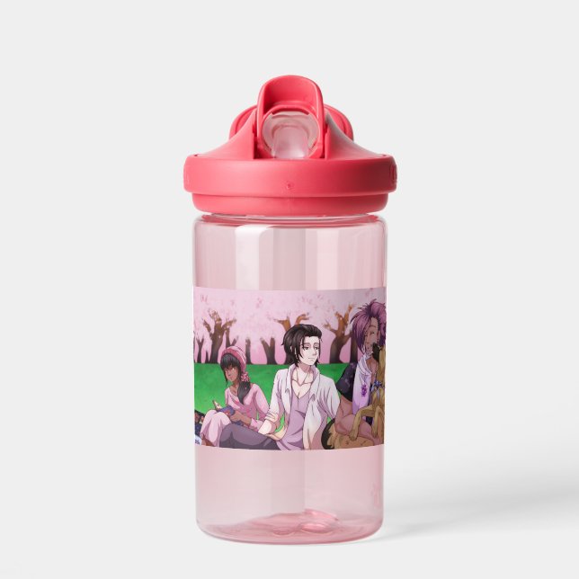 Cherry Blossom Picnic Water Bottle (Front)