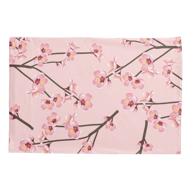 Cherry Blossom Pillow Case (Back)