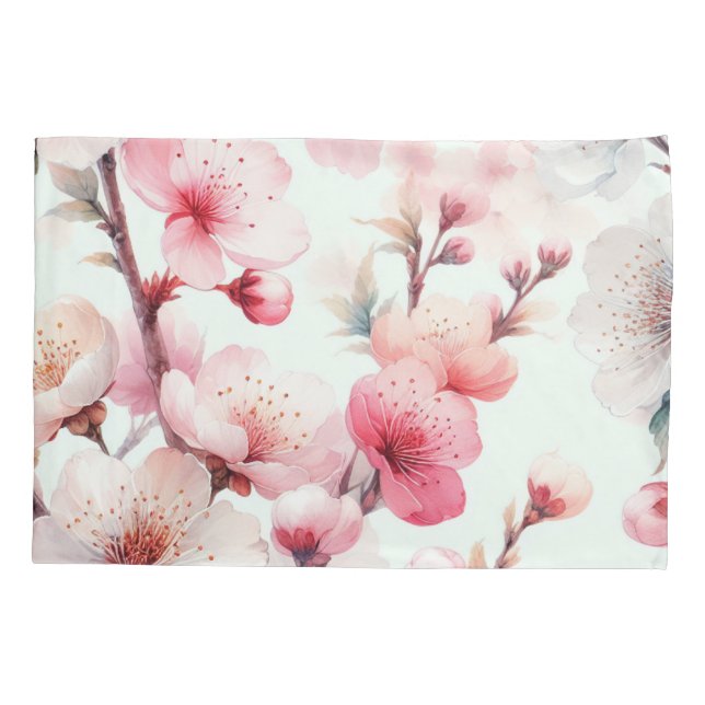 Cherry Blossom Pillow Case (Back)