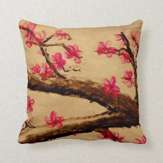 Cherry Blossom Pillow! Throw Pillow