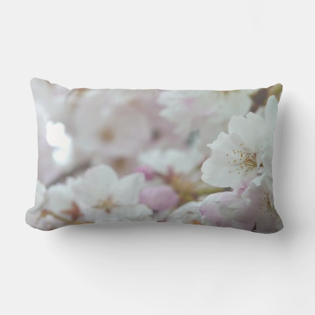 Cherry Blossom Pillows Spring Flowers Pillows (Front)