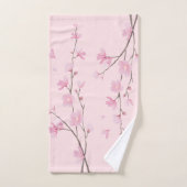 Cherry Blossom - Pink Bath Towel Set | Zazzle