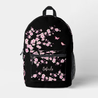 Cherry Blossom Pink Black Monogram