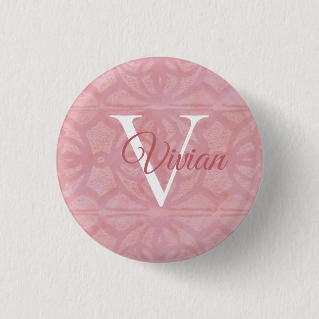 Cherry Blossom Pink Button (Front)