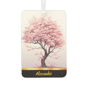 Cherry blossom pink car air freshener