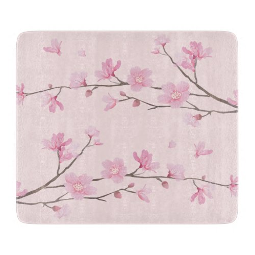 Cherry Blossom _ Pink Cutting Board