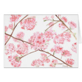 Cherry blossom pink flowers Japanese Asian Sakura (Front Horizontal)
