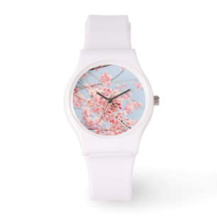 Cherry Blossom Pink Flowers Watch