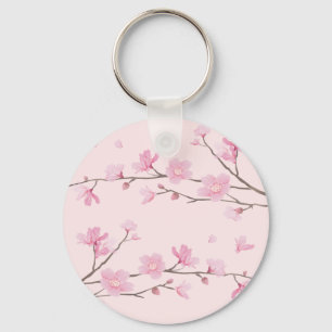 Cherry Blossom - Pink Keychain