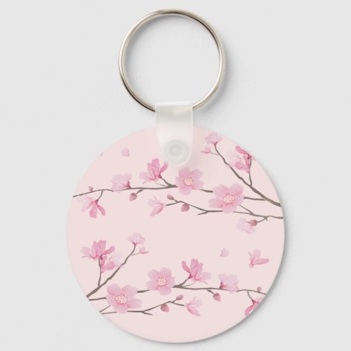 Cherry Blossom _ Pink Keychain