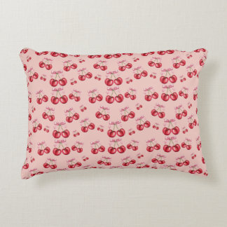 Cherry Blossom Pink Pattern  Accent Pillow