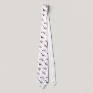 Cherry Blossom Pink Ribbon Tie