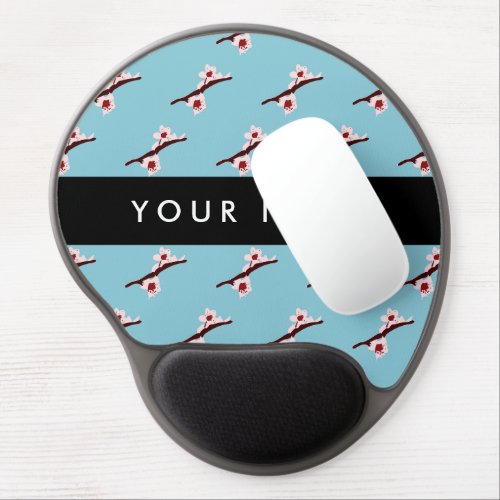 Cherry Blossom Pink Sakura Your Name Gel Mouse Pad