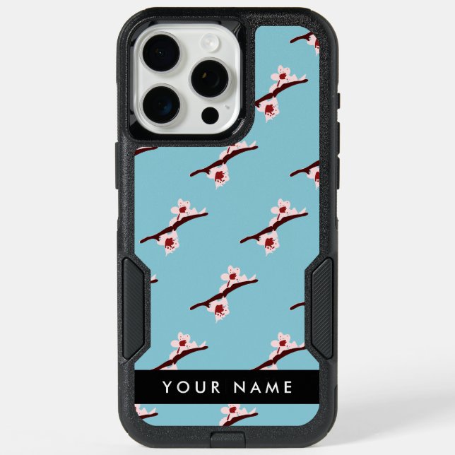 Cherry Blossom, Pink Sakura, Your Name iPhone 15 Pro Max Case (Back)