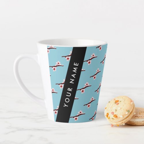 Cherry Blossom Pink Sakura Your Name Latte Mug