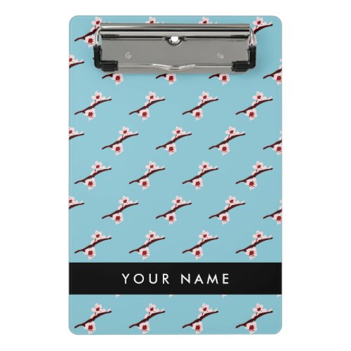 Cherry Blossom Pink Sakura Your Name Mini Clipboard