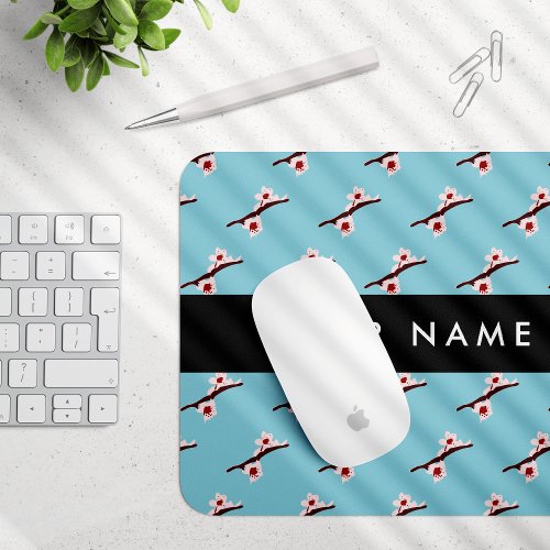 Cherry Blossom Pink Sakura Your Name Mouse Pad