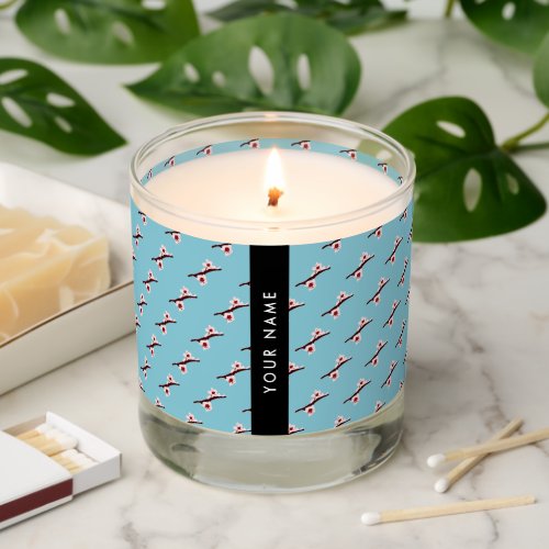 Cherry Blossom Pink Sakura Your Name Scented Candle