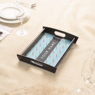 Cherry Blossom, Pink Sakura, Your Name Serving Tray