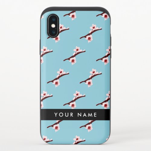 Cherry Blossom Pink Sakura Your Name iPhone XS Slider Case