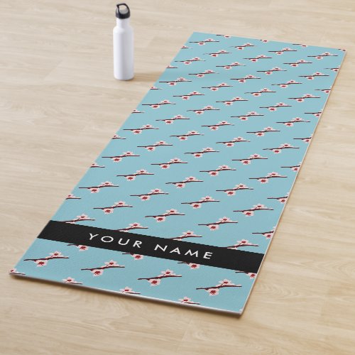 Cherry Blossom Pink Sakura Your Name Yoga Mat