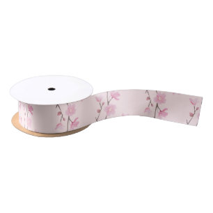 Cherry Blossom - Pink Satin Ribbon