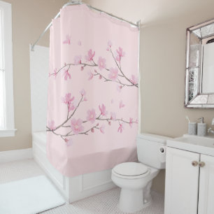 Cherry Blossom – Pink Shower Curtain