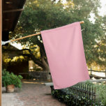 Cherry Blossom Pink Solid Color House Flag