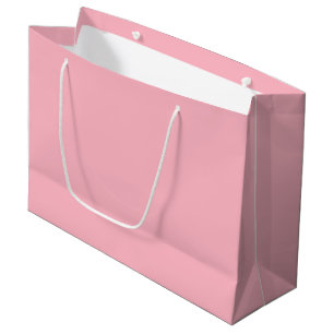 Cherry Blossom Pink Solid Color Large Gift Bag