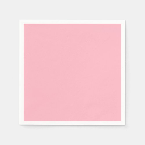 Cherry Blossom Pink Solid Color Napkins