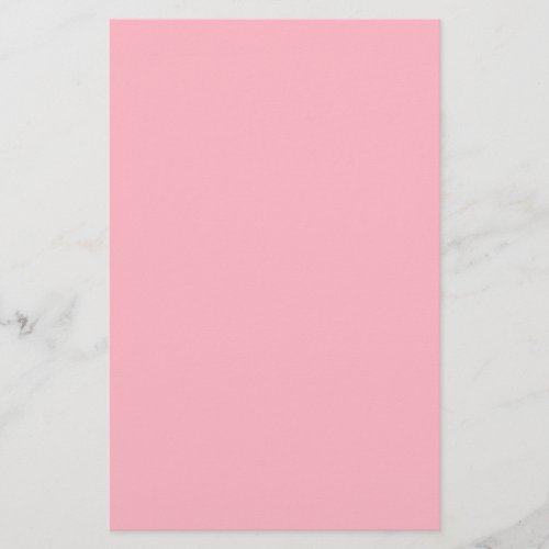 Cherry Blossom Pink Solid Color Stationery