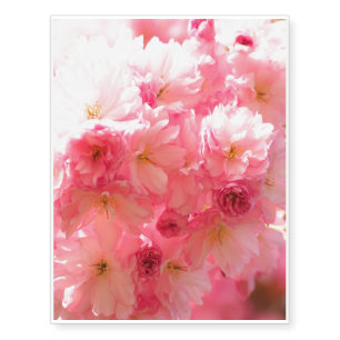 Cherry Blossom Pink Style Temporary Tattoos