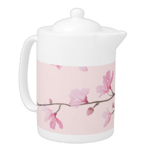 Cherry Blossom - Pink Teapot
