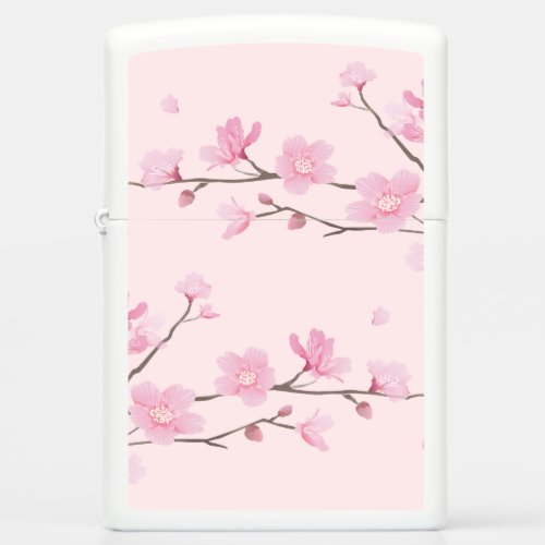 Cherry Blossom _ Pink Zippo Lighter