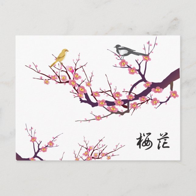 Cherry Blossom Postcard (Front)